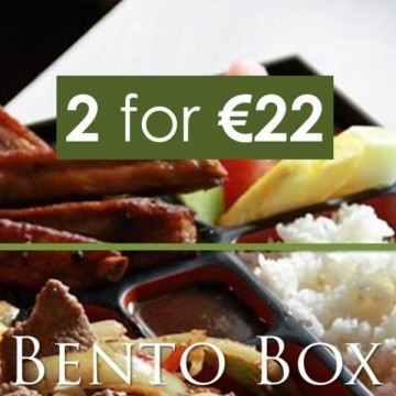 Image for Two Bento Box Lunches for €22